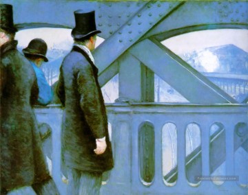 Pont de l’Europe Gustave Caillebotte Peinture à l'huile
